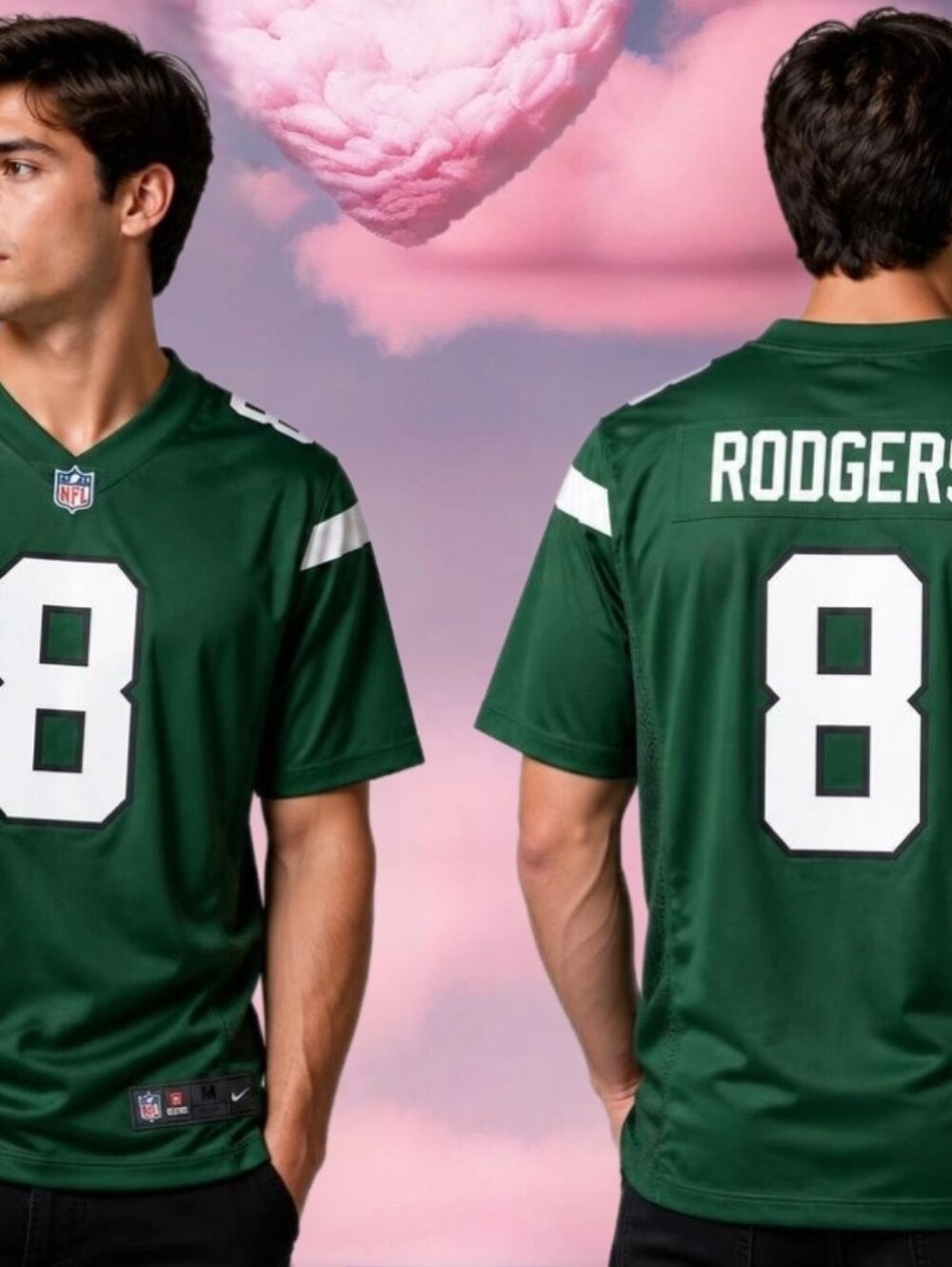Rodgers 8 NFL Jersey NY top Men adult size XXL